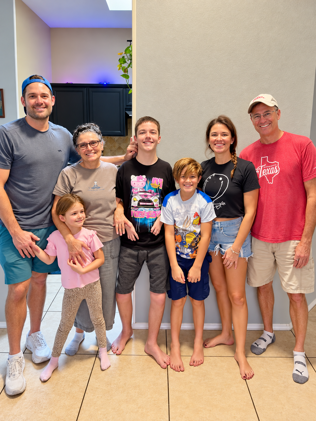 Terry Petrovick with his family